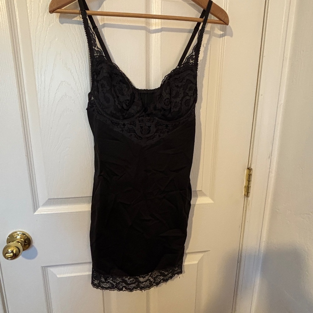 Victoria's Secret Vintage Silk Slip Dress Lingerie Bra